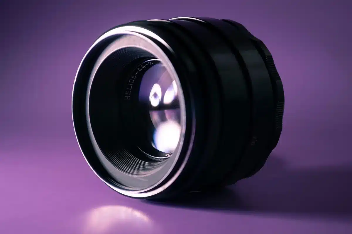 Internal camera sensor and optical components in a smartphone
