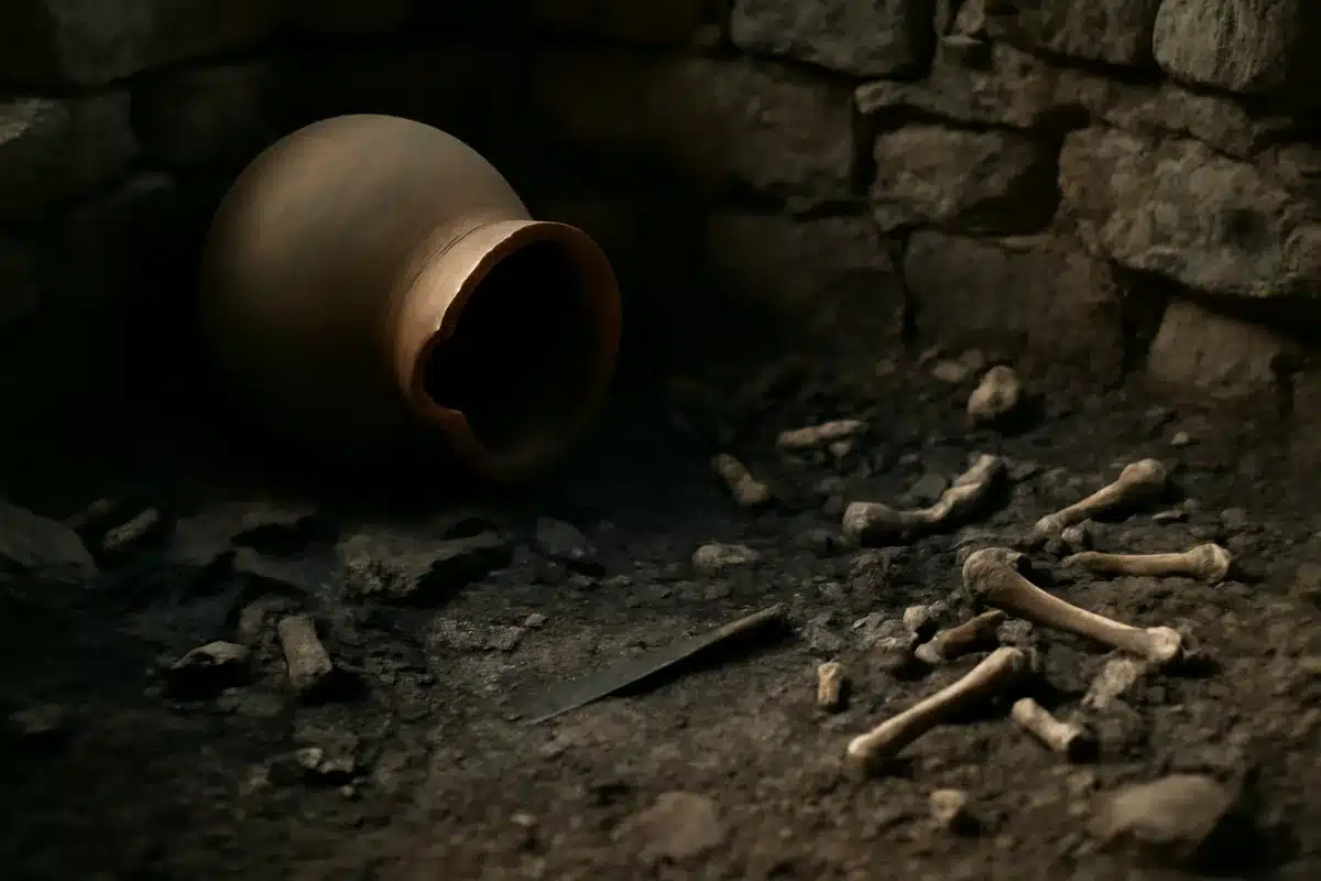 Giant Bulgarian jar yields 1,600-year-old skeleton that could be a Roman who hid from attackers