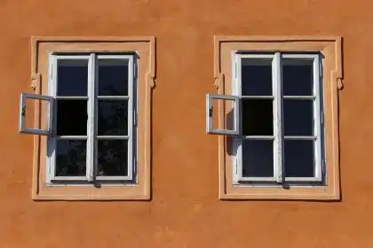 Student housing complex with residents moving in during back-to-school season