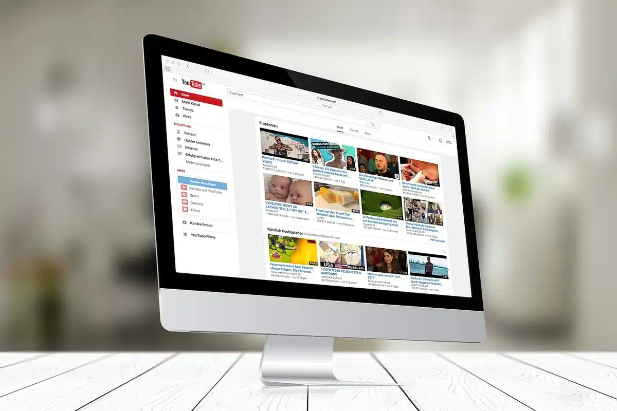 Screen showing generic account purchases list with music and video icons