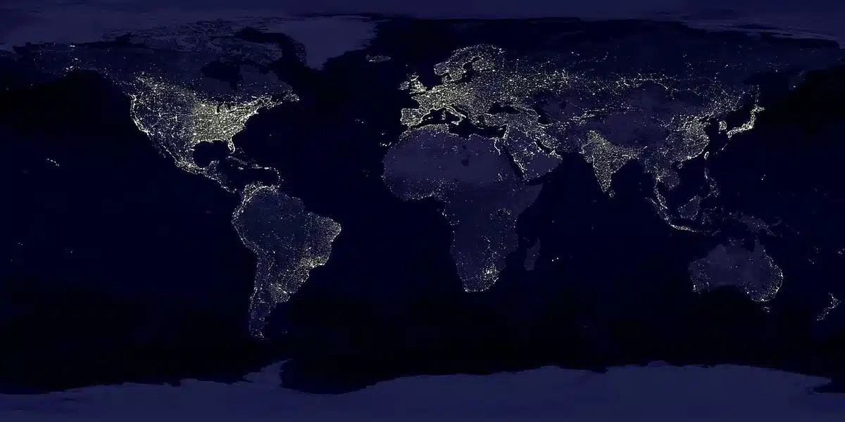 The XRISM X-ray telescope in space with Earth backdrop