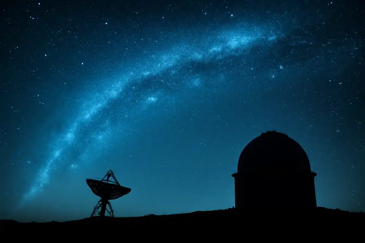 Massive cosmic outflow is causing a wobbling dead star to flash Earth, observations reveal