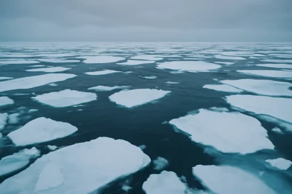 Satellite captures wide open-water areas within 40 miles of the North Pole in a worrying snapshot