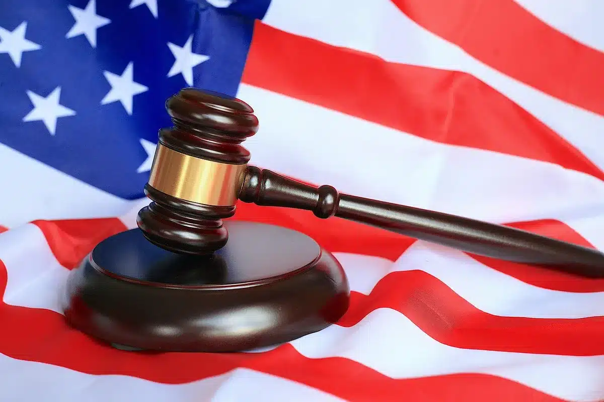 Gavel and legal paperwork symbolizing copyright lawsuits over AI training