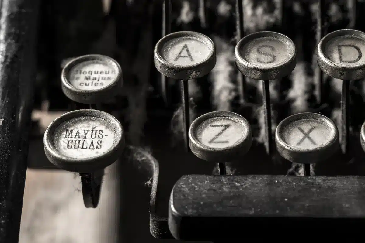 A user inserting preset text using a remapped key