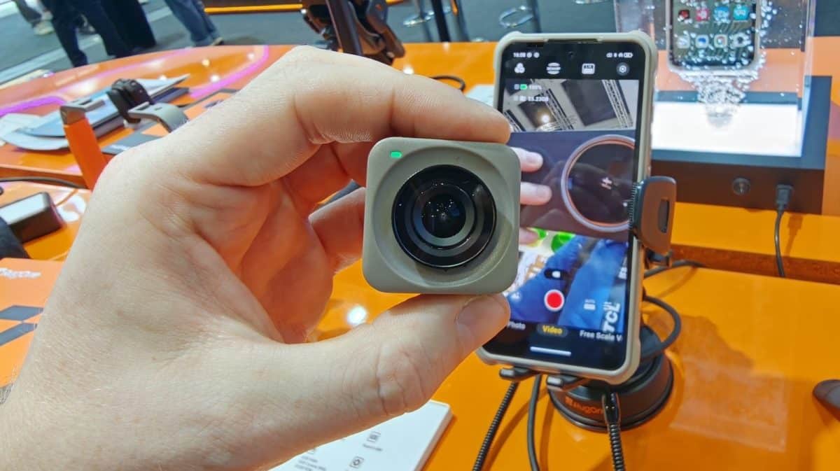 This rugged smartphone's camera is a removable action cam