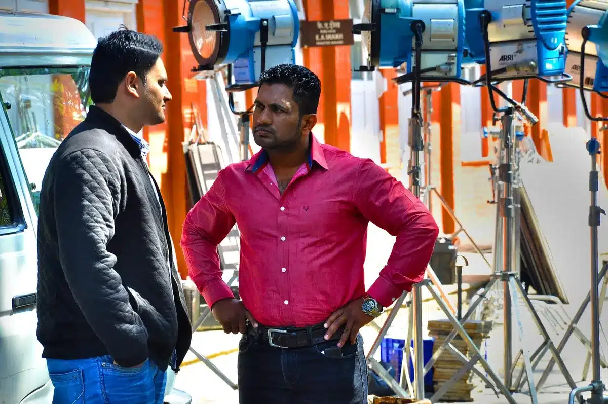 Behind-the-scenes of an unscripted TV production crew at work