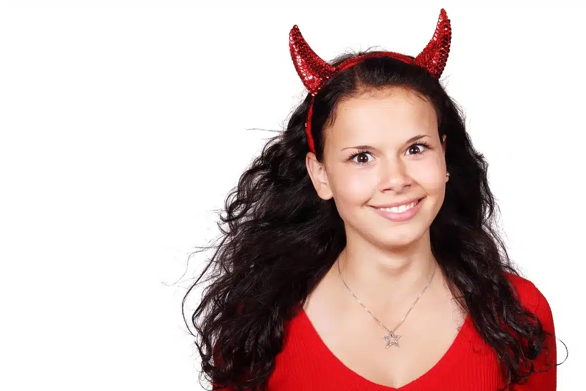 Anonymous guests in Halloween costumes at a party