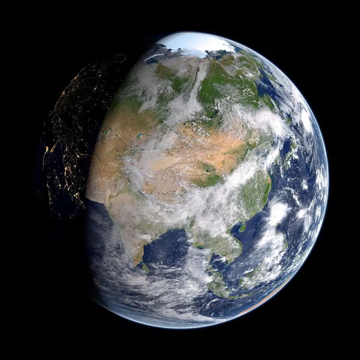 High-resolution satellite map visualization of terrestrial water storage changes